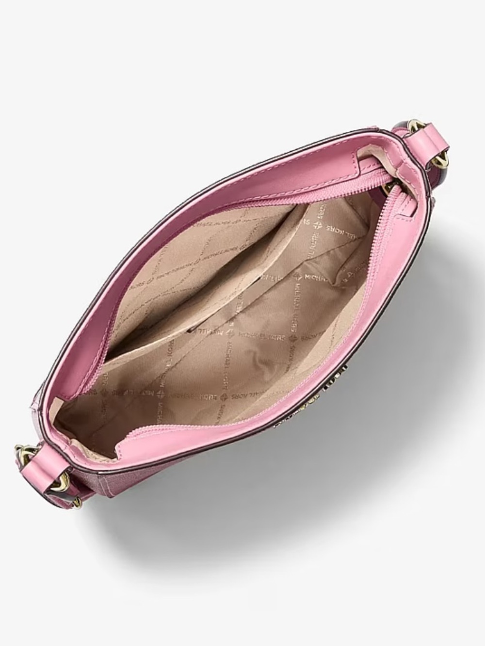 Michael Kors Ombre Pink MK Signature Crossbody with Wristlet Wallet Set - Picture 7 of 16